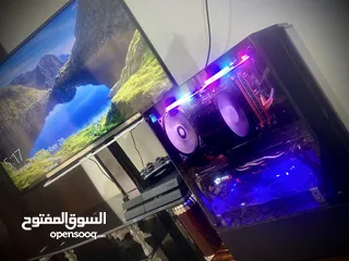  1 كمبيوتر مكتبي جيمينج PC Gaming للالعاب والتصاميم الهندسية