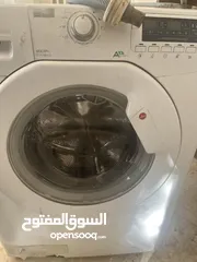  1 غسالة نوع hoover ، استعمال خفيف لحجه مسنه حالتها روعة وبتحب مستخدمها