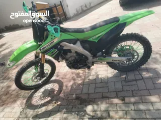  2 كوازاكي kx 250cc f نظيفه موديل 2012