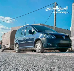  1 فلوكس فاجن كادي 2015  تيربو مطور 1600 ديزل  6+1 عدد الركاب  هوك خلفي  فحص نضيف  سعر عالحرق أخونا