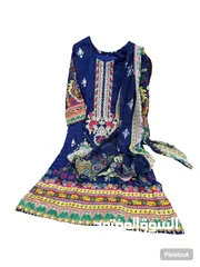  6 Pakistani premium lawn embroidery suit