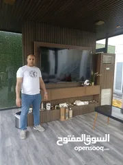  5 أبو خالد لجميع انواع الاصباغ والديكورات الحديثة بديل خشب وبديل الرخام وبديل الشيبورد براويز قواطع جب