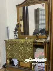  6 غرفة نوم خشب لاتيه