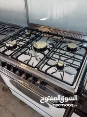  27 غازات إيطالي يونيفرسال مجدد كامل ستانلس ستيل كامل 7 مفاتيح يشتغل فرنو فوق وتحت مع بعض أو كل شوايه لح