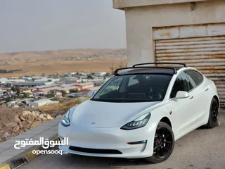  9 TESLA MODEL 3 2019 MID RANGE  تيسلا موديل ثري ميد رينج مميزه بحالة ممتازه