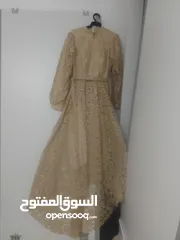  3 فساتين سهره طويله عدد اثنين