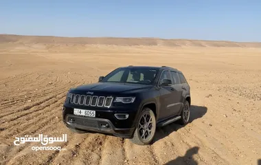  2 Jeep grand cherokee 2018 فل اضافات صيانة الشركة ممشى قليل جداً  عيد ال 25 لشركة جيب اصدار خاص