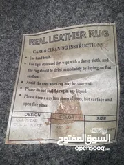  2 carpet original leather