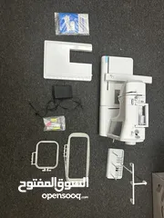  1 ماكينة تطريز وتخيط مع شاشة لمس