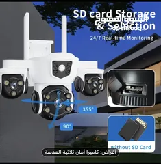  9 كاميرات مراقبة للمنزل، مراقبة الكابينة، كاميرا أمان حديثة، بصريات عالية الجودة تسجيل صوت شحن مجاني