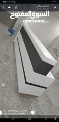  2 كونترات استقبال ومغاسل كوريان رخام صناعي  Reception counter  and kitchen