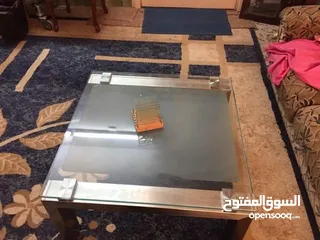  9 طاوله وسط زجاج( سكريت 10ملم )  وستنالس  دنماركيه