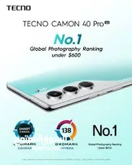  6 Techno cammon 40 pro 4G    تكنو كامون 40 برو بحالة الجديد