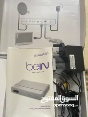  4 رسيفر بي ان سبورت نظيف مع ملحقاته