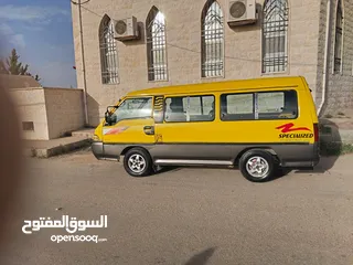  5 باص 2002- h100 ماتور27 عادي لمتد للبيع نقل مشترك عدد الركاب 5  موجود قاطع