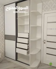  2 غرف نوم خزائن حائط ديكورات