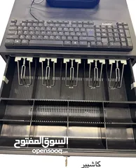  2 جهاز كاش و كمبيوتر سيستم مبيعات من شركة الصقور
