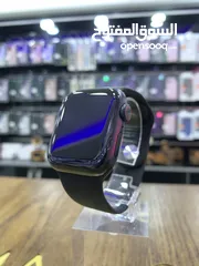  4 Used Apple watch series 7  ‎الساعة استخدام بسيط بطارية اصلية 93٪؜