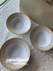  5 15 pcs porcelain bowl set -  طقم صحون بورسلين متكون من 15 قطعة