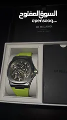  5 D1 Milano Men’s Skeleton Automatic Watch - Luxury Italian Timepiece with Stainless Steel Case.