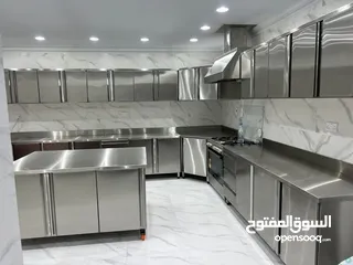  15 Restaurant kitchen Cabinet Full Setup, Stainless steel