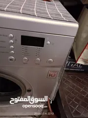  2 غسالة   LG. 13 برنامج. فل أوتوماتيك . تعبئة امامية 7 kg بحالة  جيدة للبيع/عمان - شفابدران الكوم
