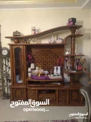 5 بوفيه خشب تصميم ماليزي بحالة ممتازة جدا