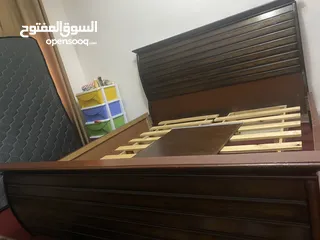  2 تخت مزوج خشب زان ثقيل