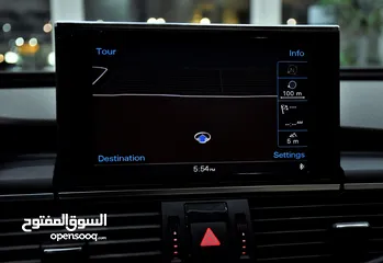  14 Audi A6 S-Line 50TFSi QUATTRO ( 2015 Model ) in Brown / Beige Color GCC Specs