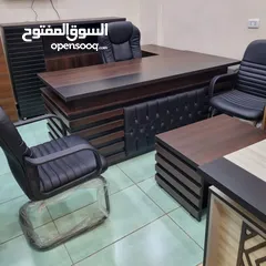  5 مكتب مميز قياس مترين +جانبية وادراج وطاولة توصيل مجاني داخل عمان والزرقاء