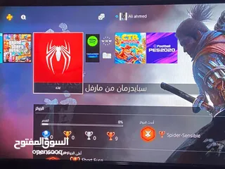  1 بلايستيشن 4 سليم كسر زيرو