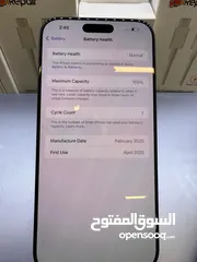  3 مشفر جديد iPhone 16 pro max 256 giga sim locked