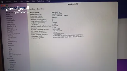  3 Mac book Air i5 13.3 2017 Model No A1466 جهاز ماك بوك