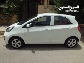  3 كيا بيكانتو 2013 أبيض للبيع نقدا أو تقسيط
