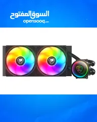  3 Cougar Poseidon Elite ARGB 240 Liquid Cooler - مبرد مائي بمروحتين من كوجر !