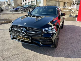  3 مرسيدس GLC200 AMG كت فتحة اسود 2021 بحالة الزيرو نايت