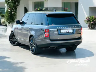  3 AED 3280 P.M  RANGE ROVER VOGUE SE 5.0SC V8  GCC  LESS MILEAGE  LUXURY  CABIN