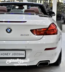  9 BMW 650i CONVERTIBLE ( 2011 Model ) in White Color GCC Specs