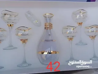  20 اطقم شربات وأطقم كوبيات 12 قطعه