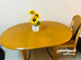  2 Dining table with single chair