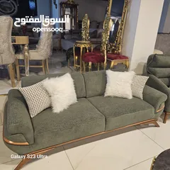  4 طقم كنب فاخر 7 مقاعد عصري ومودرن