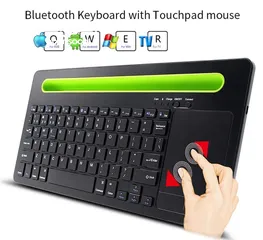  7 كيبورد بلوتوث للموبايل والايباد والكمبيوتر Bluetooth Keyboard for ipad, Multi-Device Wireless Keyboa