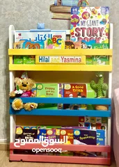  2 مكتبة كتب من الخشب والحبل  أشغال يدوية للبيت