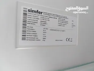  4 فريزر سيمفر استوك 7 أدراج إيطالي تجميع تركي حجم 300 لتر لون استيل توفير عالي كهرباء