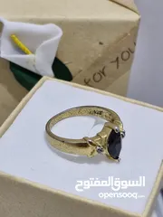  10 خواتم فضة 925 مع احجار كريمه مميزة