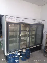  1 ثلاجه اربع ابواب خدمه ذاتيه للبيع بسعر حرق على الفحص الكامل شغاله 100% تواصل مع صاحب الثلاجه مباشره