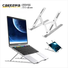  4 ستاند لابتوب معدني بعدة زوايا Laptop Stand صغير وسهل الحمل مناسب للمكاتب والاستخدام الشخصي فقط ب 5د