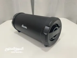  2 سماعة بلوتوث كبيرة ماركة آيكون ‏ ‏Ikon Portable Bluetooth Speaker