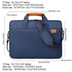  2 Okade T67 Trolley Sleeve Laptop Bag with Strap 15.6" inch حقيبة لابتوب