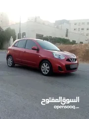  16 نيسان ميكرا موديل 2020 لون خمري ميتالك فحص كامل